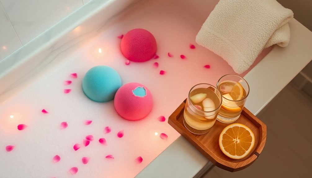 aromatic bath bomb selection