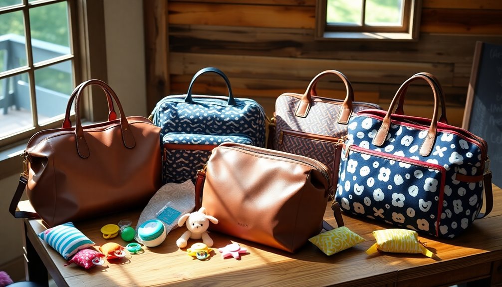 chic and functional diaper bags