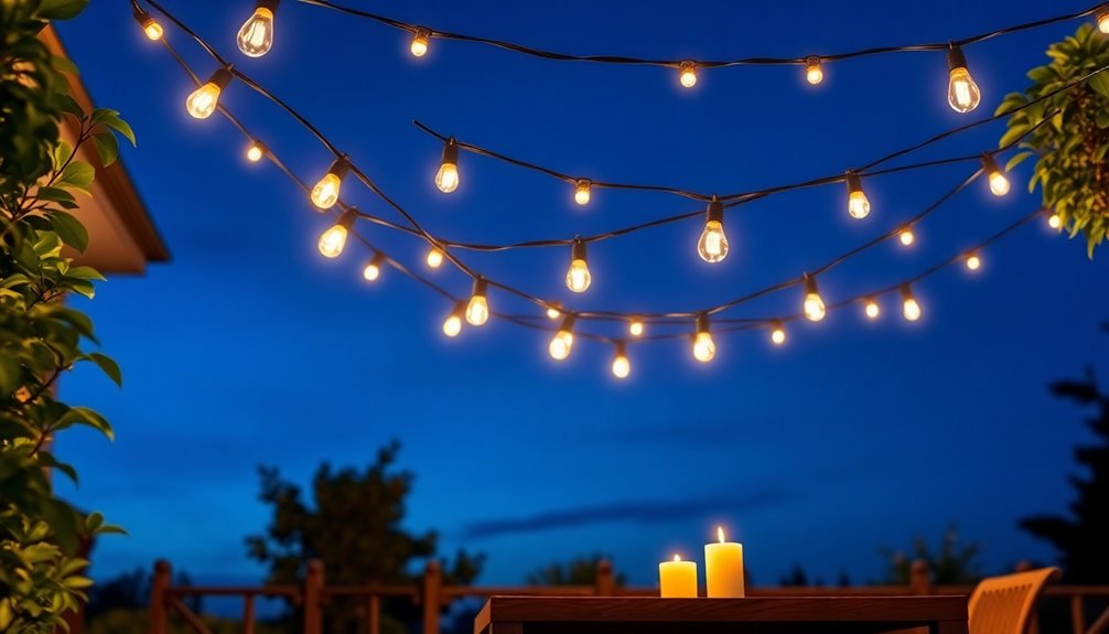 choosing outdoor string lights