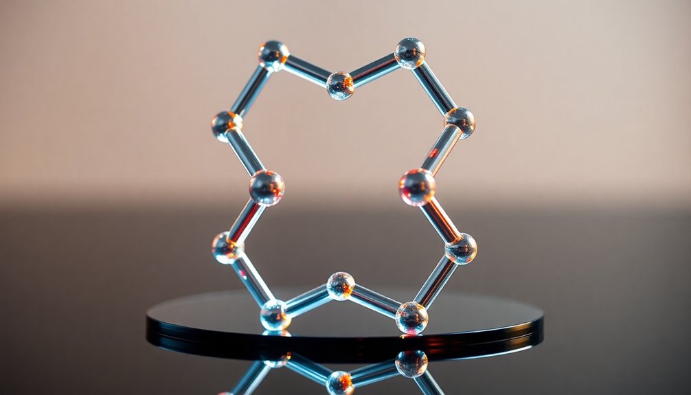 hexagonal aromatic ring structure