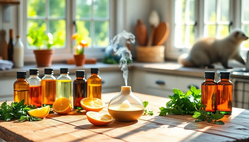 home freshening with essential oils