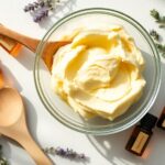 mix oils with shea butter