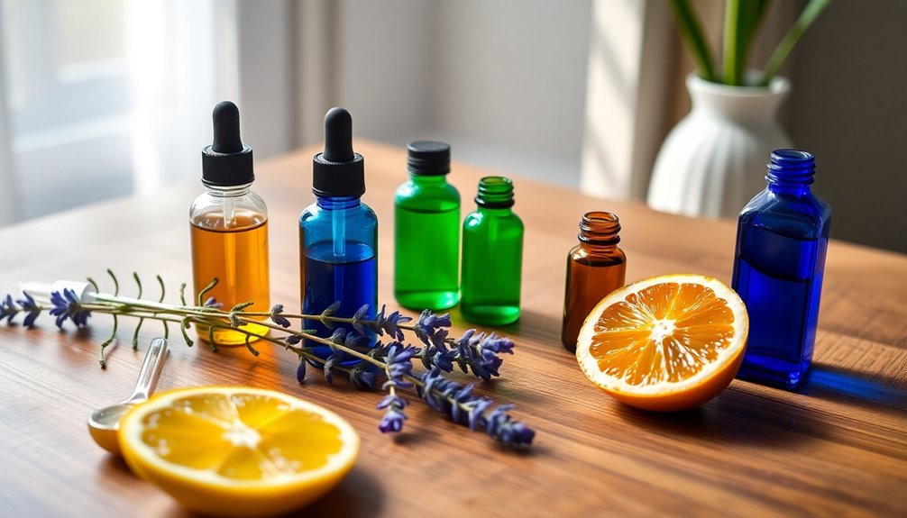 mixing aromatherapy oil blends