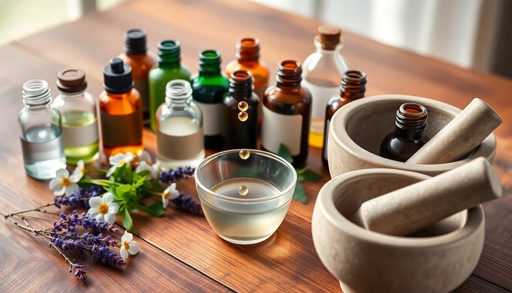 mixing aromatherapy oils effectively