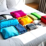 organize travel with packing cubes