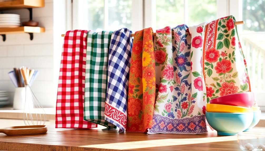 stylish and absorbent kitchen towels