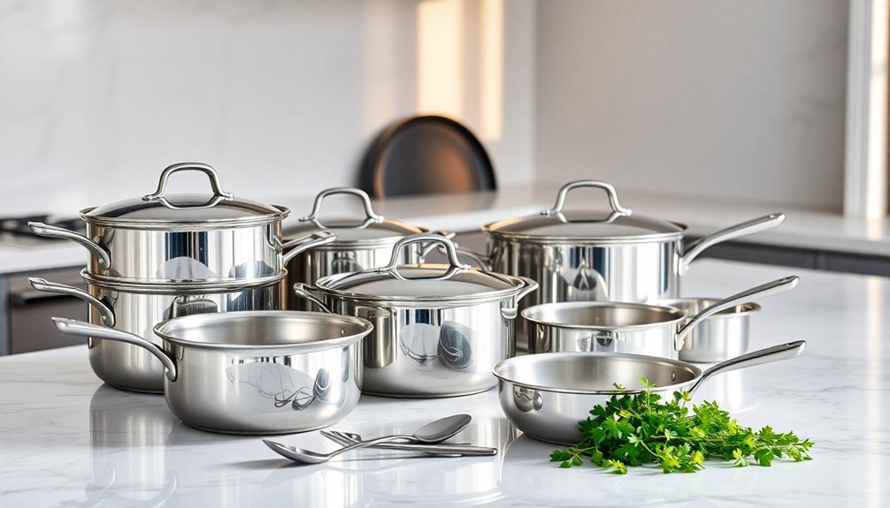 top stainless steel cookware