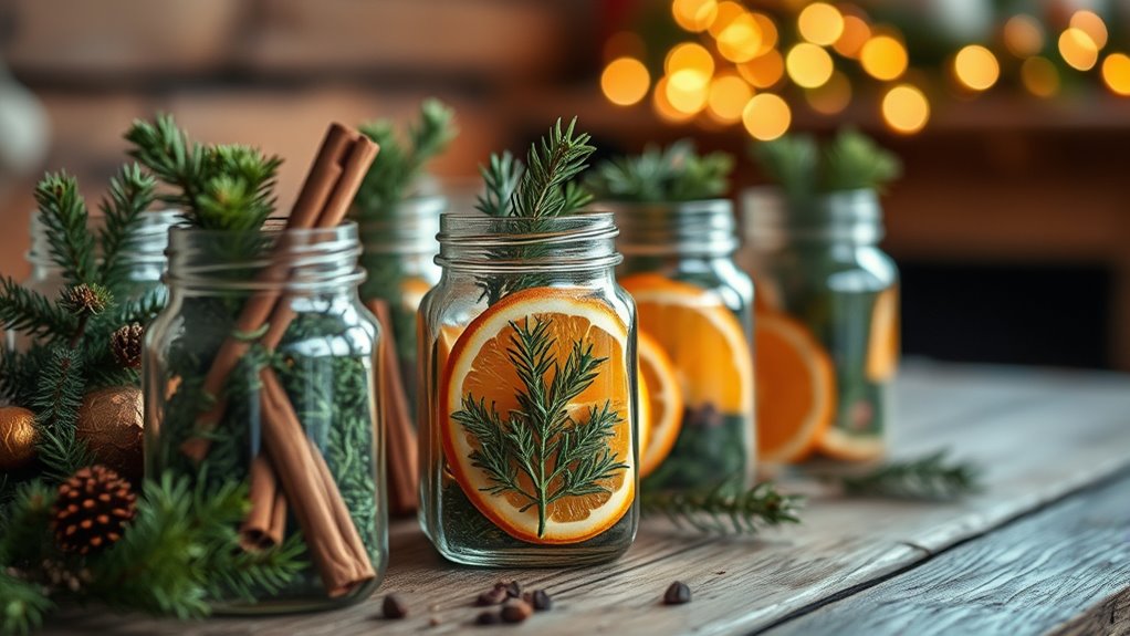 festive natural scent air fresheners