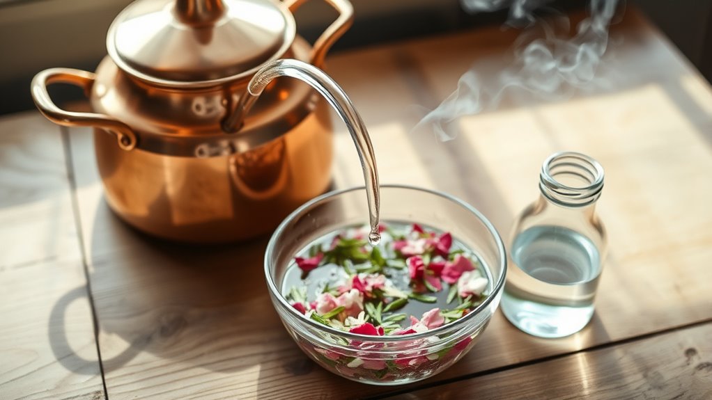 home herbal distillation process