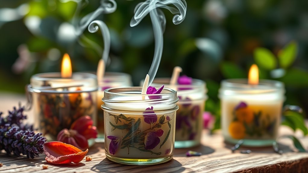 homemade scented candle recipes