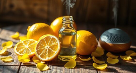 lemon oil boosts mood