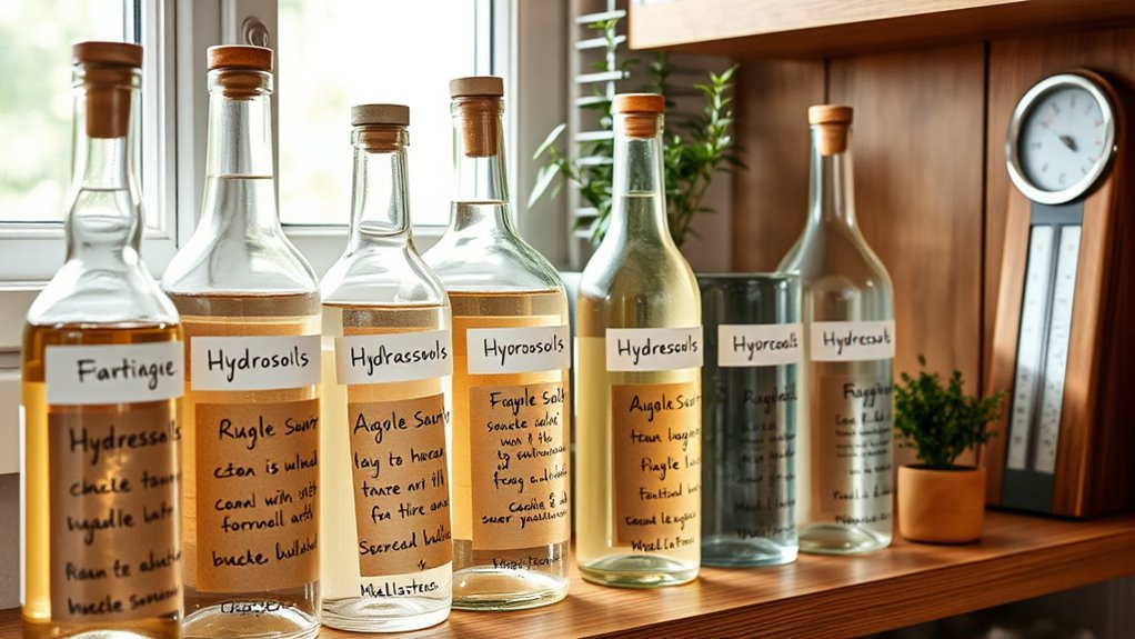 proper hydrosol storage techniques