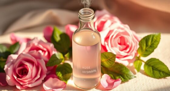 rose water skin mood