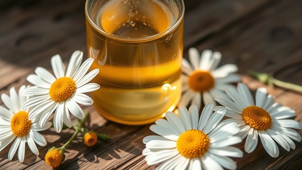 soothing chamomile skin care