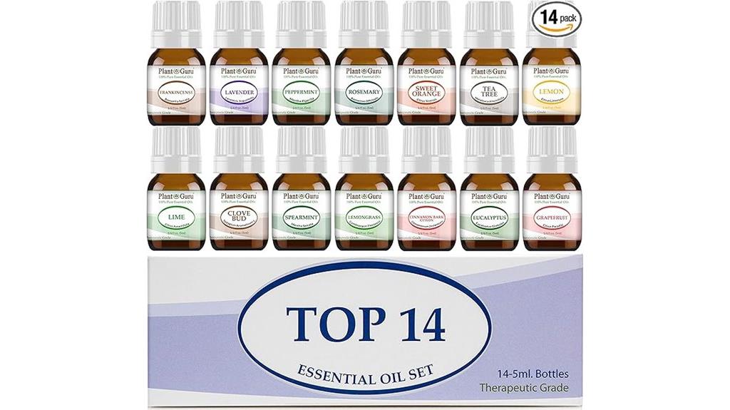 14 therapeutic essential oils