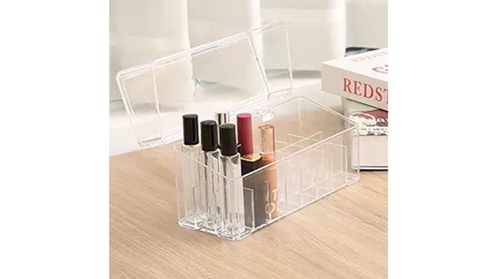 acrylic 24 grid perfume organizer