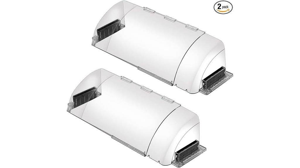 adjustable vent deflector pack