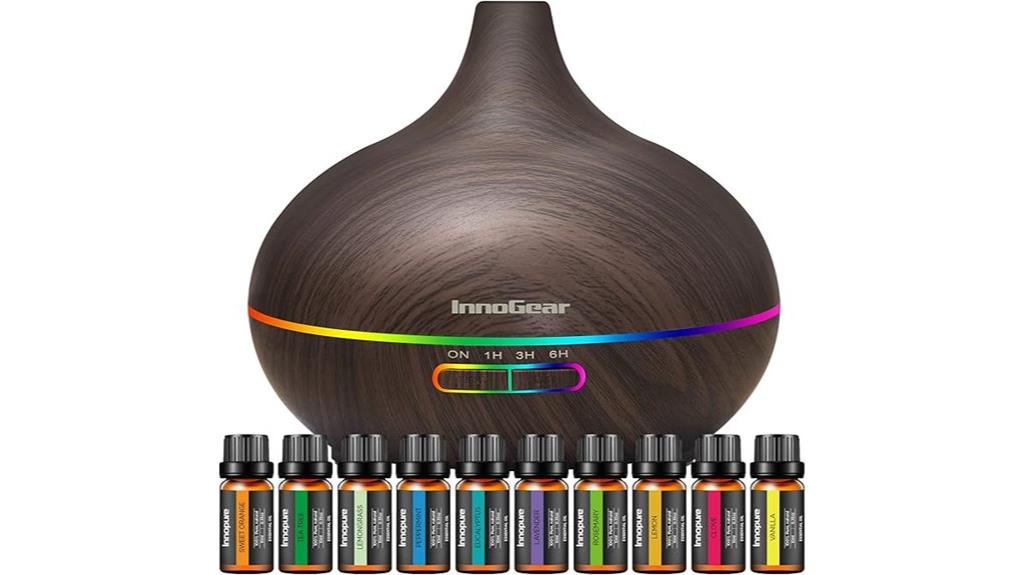 aromatherapy diffuser essential oils