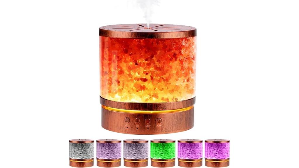 aromatherapy salt lamp combo