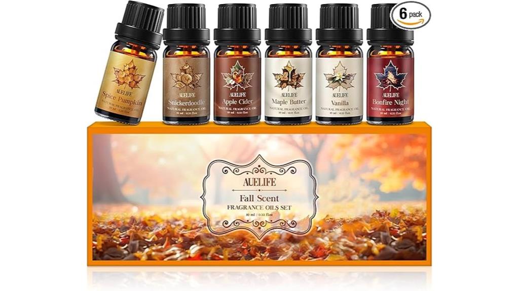 autumn aromatherapy oil set