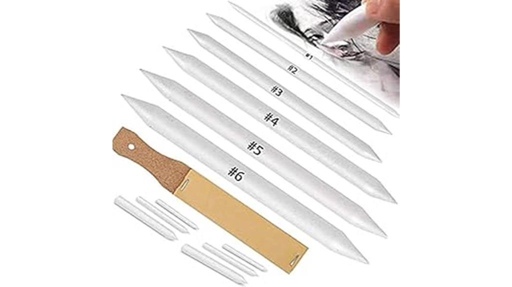 blending stumps paper art