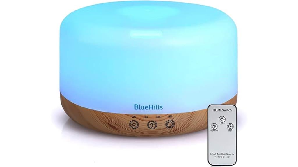 bluehills essential oil diffuser