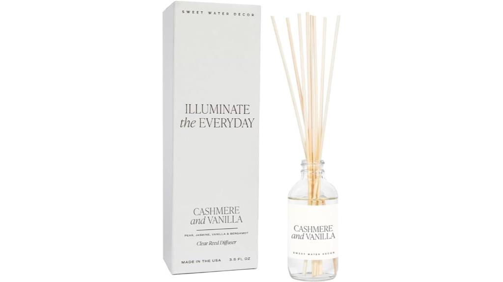 cashmere vanilla reed diffuser