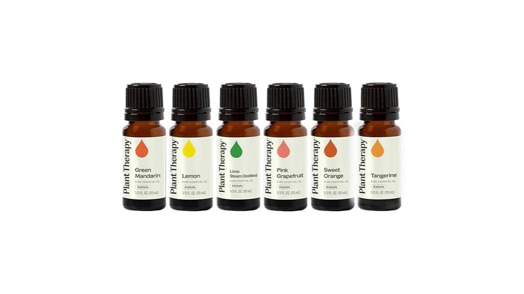 citrus essential oil collection