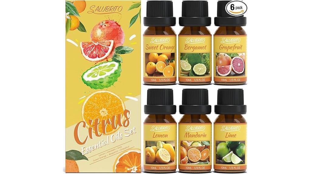 citrus essential oil set