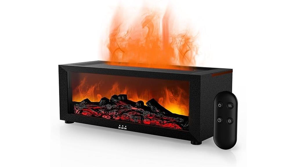 colorful fireplace flame diffuser