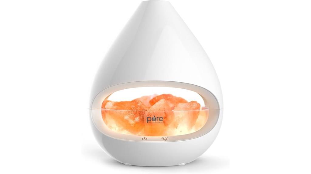crystal salt lamp diffuser