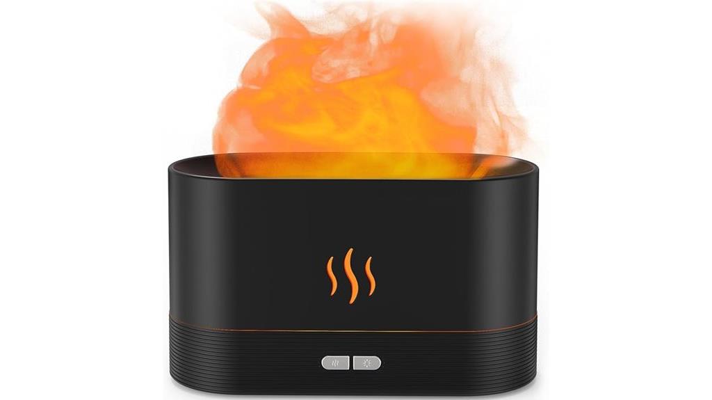 diffuser with flame effect