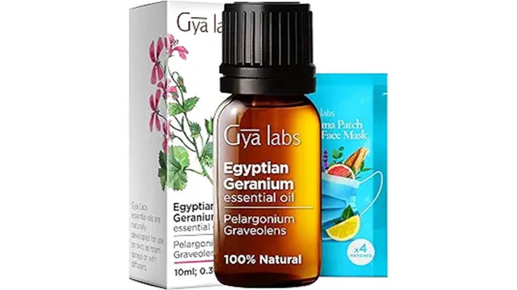 egyptian geranium oil bottle