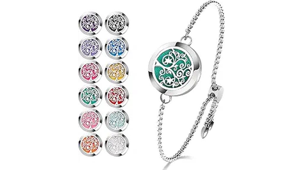 essential oil bracelet set