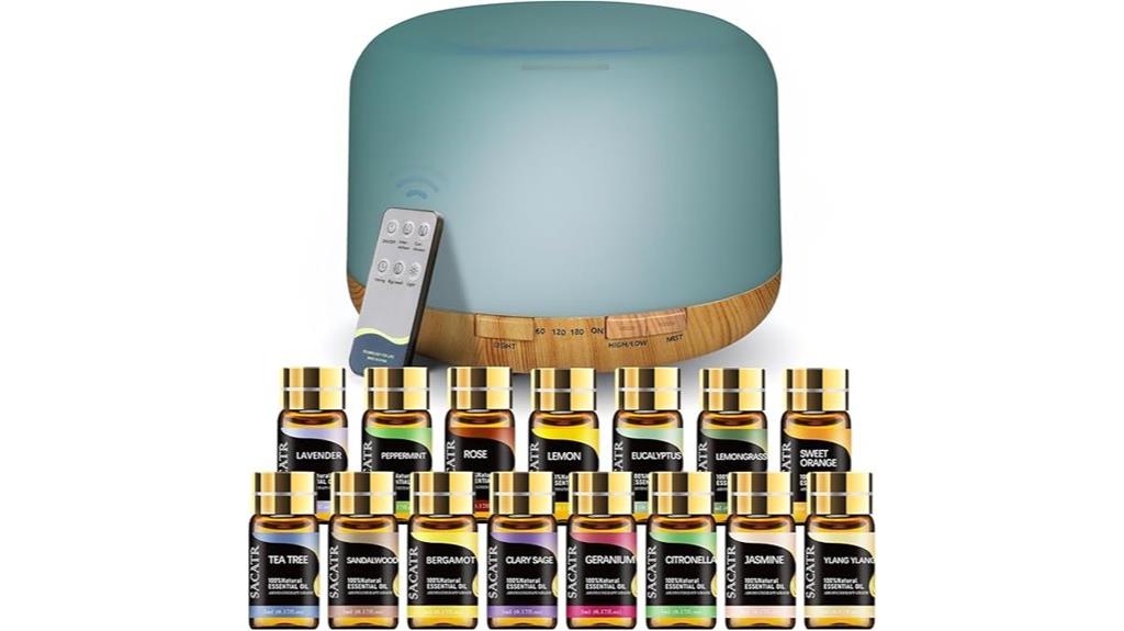 essential oil diffuser set