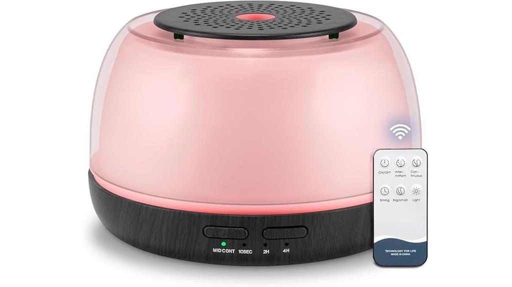 essential oil diffuser with remote