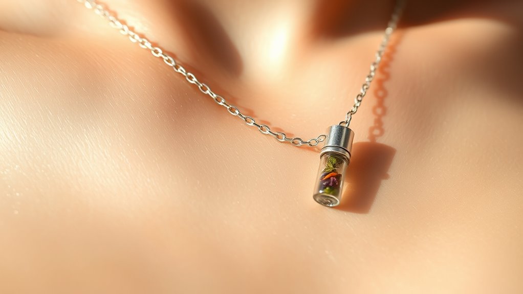 essential oil necklace list