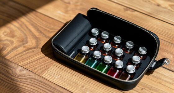 essential oil travel storage