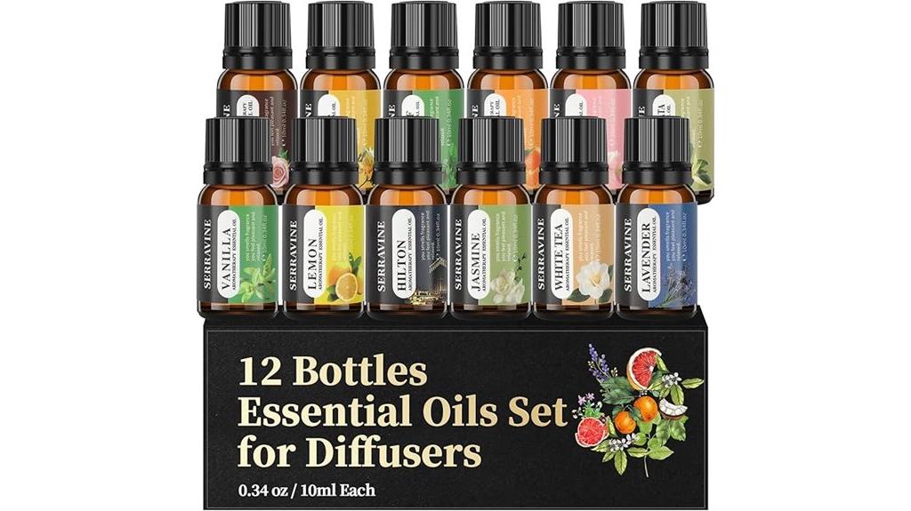 essential oils diffuser set
