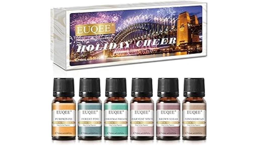 festive scented oil collection