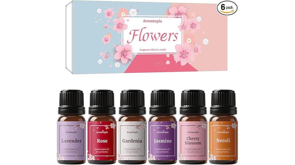 floral fragrance oils set