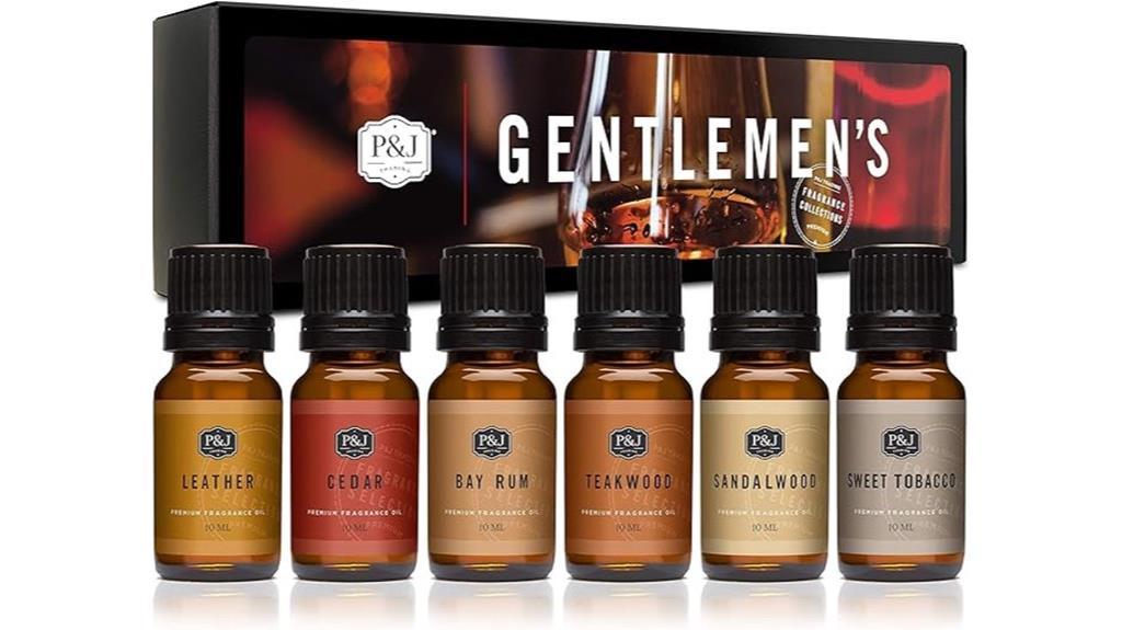 fragrance oil candle set