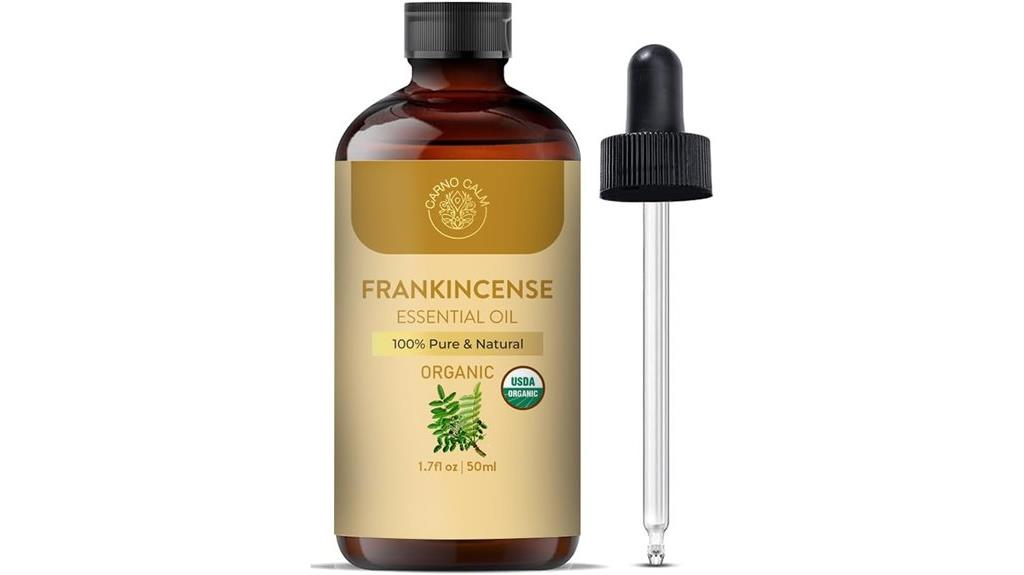 frankincense essential oil bottle
