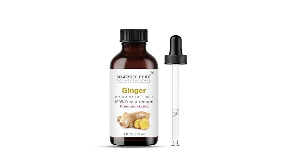 ginger essential oil dropper