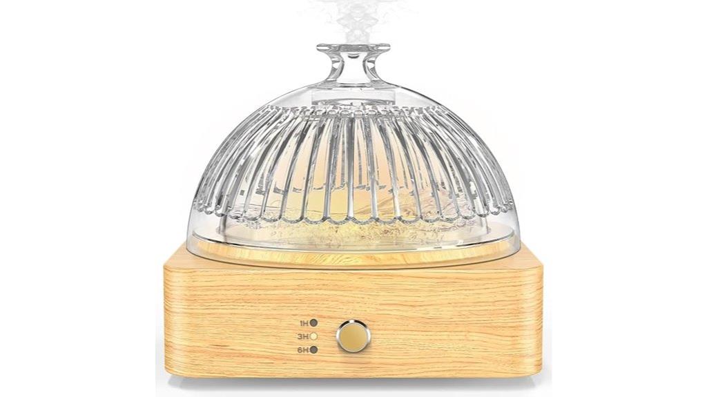 glass aromatherapy diffuser with timer