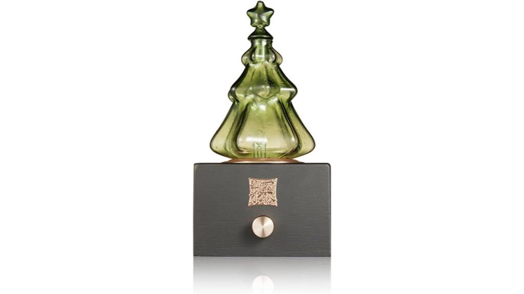 glass christmas tree diffuser