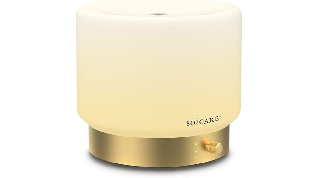 glass diffuser with alloy