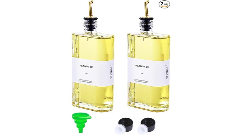 glass kitchen dispenser set