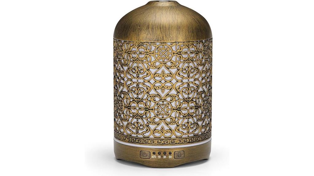 gold 250ml aromatherapy diffuser