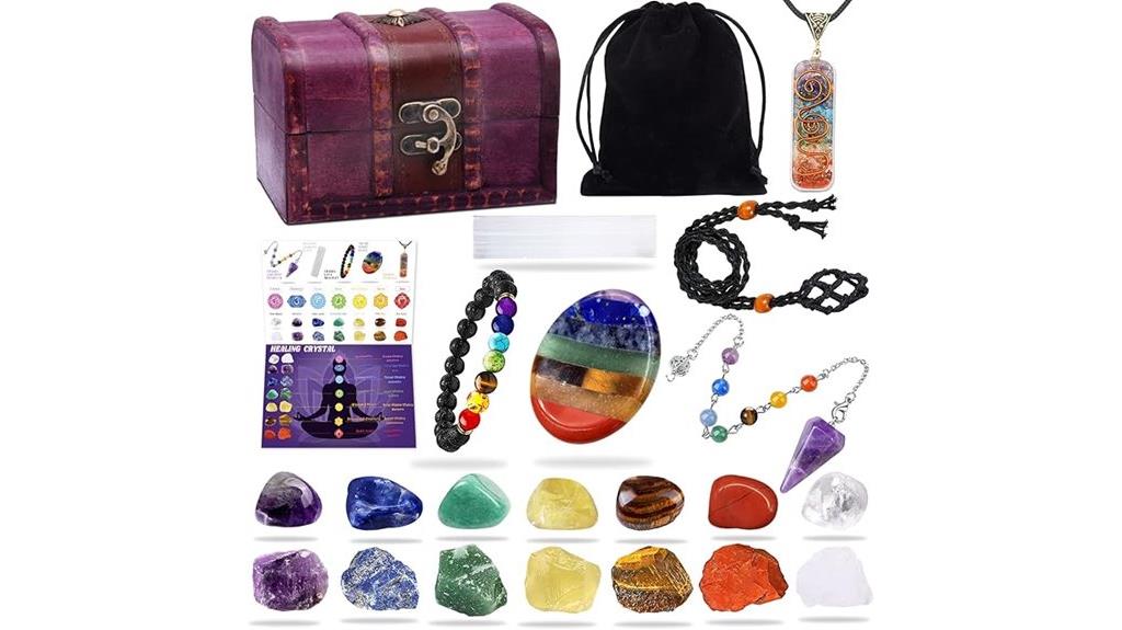 healing crystal set